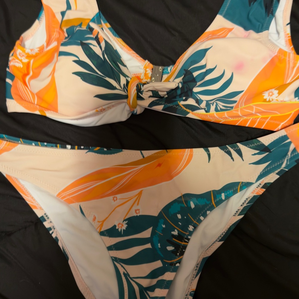 Tropical Print women two Piece bikini